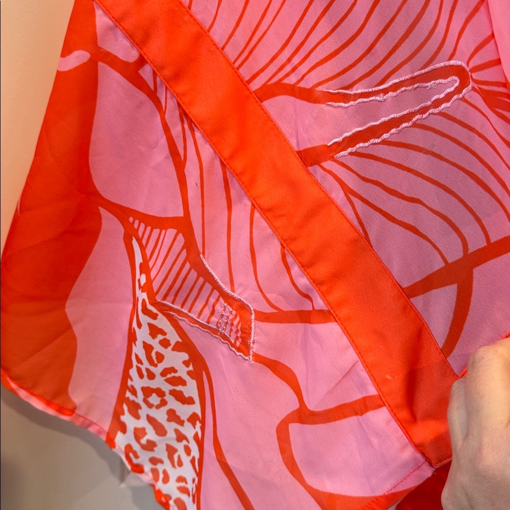 Anthropologie Tie-Front Soft Crop Blouse B One size NWT - Picture 4 of 11